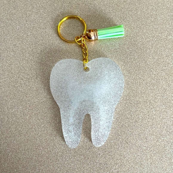 Hand Crafted Other - 🎉🎉2x HP🎉🎉 Handmade Tooth Keychain- Dentist, Dental Hygienist, Dentistry